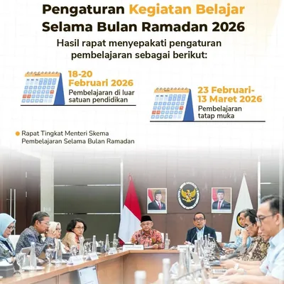 Pengaturan Kegiatan Belajar selama bulan ramadhan 2026