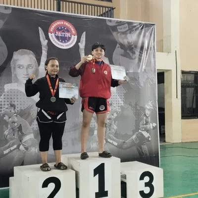 Kejuaran Provinsi KICKBOXING Jawa Timur 2025, Piala Bupati Mojokerto, Juara 1 Kick Light  56kg
